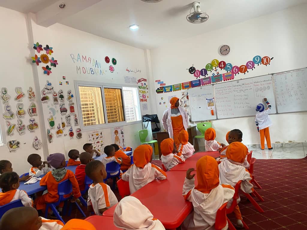 Salle de classe de l'école primaire